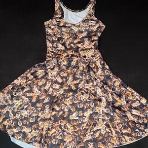 XS Bee Reversible skater dress by Blackmilk Clothing